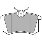 DELPHI Sada brzdových platničiek kotúčovej brzdy LP571