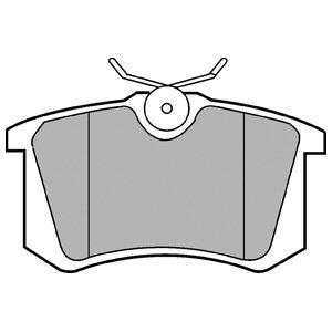 DELPHI Sada brzdových platničiek kotúčovej brzdy LP571