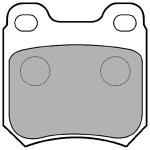 DELPHI Sada brzdových platničiek kotúčovej brzdy LP590