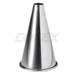 Kovová koncovka okrúhla, priemer: 1 cm