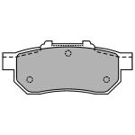 DELPHI Sada brzdových platničiek kotúčovej brzdy LP1456