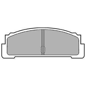 DELPHI Sada brzdových platničiek kotúčovej brzdy LP29