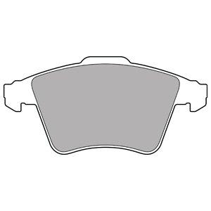 DELPHI Sada brzdových platničiek kotúčovej brzdy LP3142