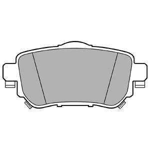 DELPHI Sada brzdových platničiek kotúčovej brzdy LP3145