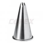 Kovová koncovka hviezda, priemer: 1,4 cm