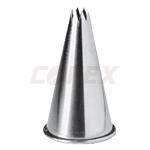 Kovová koncovka hviezda, priemer: 1,8 cm