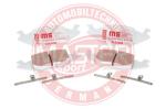 MASTER-SPORT Sada brzdových platničiek kotúčovej brzdy 13046070302KSETMS
