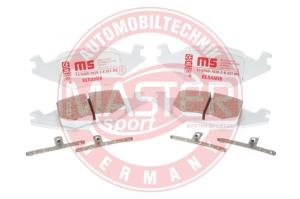 MASTER-SPORT Sada brzdových platničiek kotúčovej brzdy 13046070302KSETMS