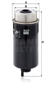 MANN-FILTER Palivový filter WK8145