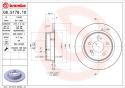 BREMBO Brzdový kotúč 08517810