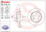 BREMBO Brzdový kotúč 08517810