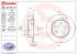 BREMBO Brzdový kotúč 08517810