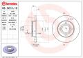 BREMBO Brzdový kotúč 08521310
