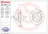 BREMBO Brzdový kotúč 08523710