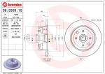 BREMBO Brzdový kotúč 08530910
