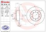 BREMBO Brzdový kotúč 08531610