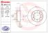 BREMBO Brzdový kotúč 08531610