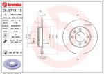 BREMBO Brzdový kotúč 08971911
