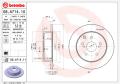 BREMBO Brzdový kotúč 08A71411