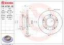 BREMBO Brzdový kotúč 08A73020
