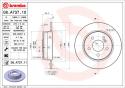 BREMBO Brzdový kotúč 08A73711