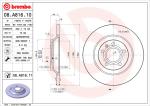 BREMBO Brzdový kotúč 08A81611