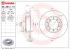BREMBO Brzdový kotúč 08A84110