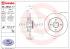 BREMBO Brzdový kotúč 08A85817