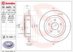 BREMBO Brzdový kotúč 08A86311