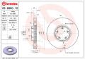 BREMBO Brzdový kotúč 09896010