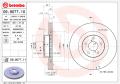 BREMBO Brzdový kotúč 09907711