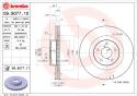 BREMBO Brzdový kotúč 09907711