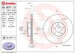 BREMBO Brzdový kotúč 09907711