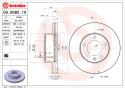 BREMBO Brzdový kotúč 09908010