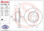 BREMBO Brzdový kotúč 09908010