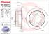 BREMBO Brzdový kotúč 09908611