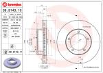 BREMBO Brzdový kotúč 09914311