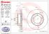 BREMBO Brzdový kotúč 09914311