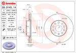 BREMBO Brzdový kotúč 09914511