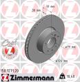 ZIMMERMANN Brzdový kotúč 150127120