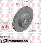 ZIMMERMANN Brzdový kotúč 150127920