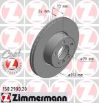 ZIMMERMANN Brzdový kotúč 150290020