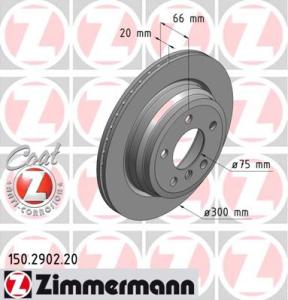 ZIMMERMANN Brzdový kotúč 150290220