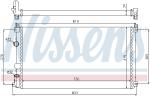 NISSENS Chladič motora 63819