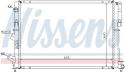 NISSENS Chladič motora 63838