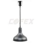 Ohrevná lampa Stalgast čierna / 290 mm