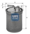 UFI Palivový filter 2401600