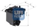 UFI Palivový filter 2402700