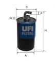 UFI Palivový filter 2403000