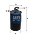 UFI Palivový filter 2403000
